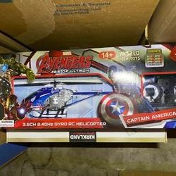 New in Box -Avengers RC Helicopter - Captain America