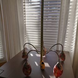 Five Globe Glass Chandelier