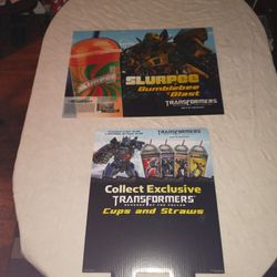 7-11 Transformers Store Promo Signs