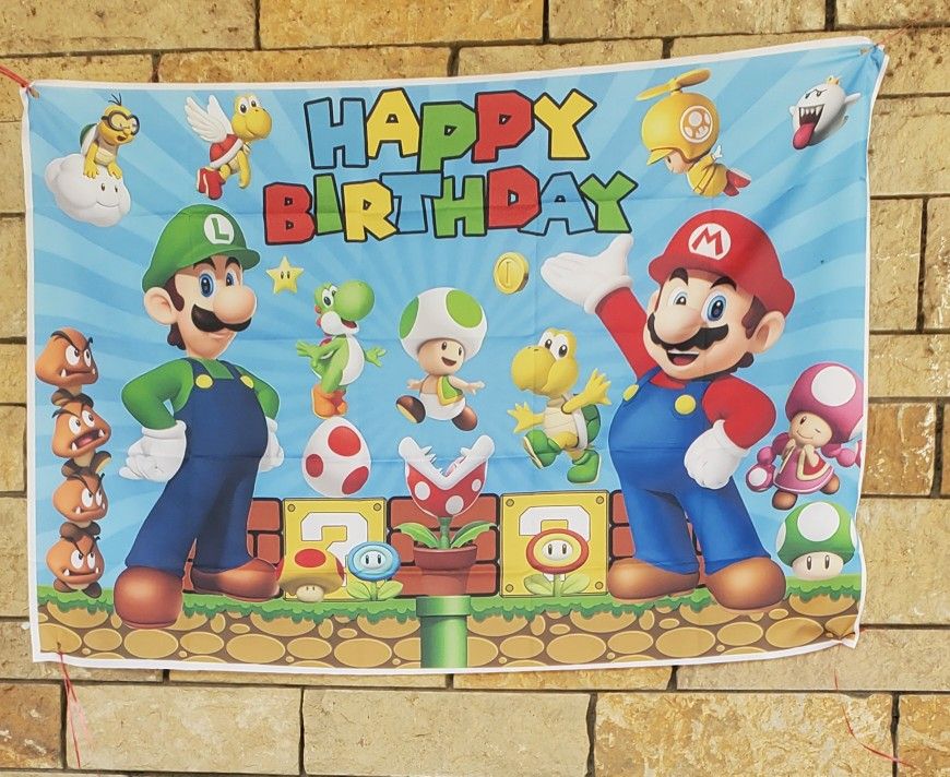 Super Mario Party Decorations 