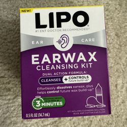 Lipo Earwax Cleaning Kit Ear Wax Removal 3 Minutes