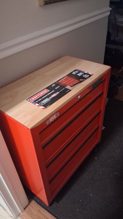 Brand new Craftsman 4-Drawer Tool Cabinet with Wood Top