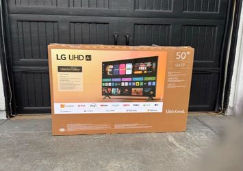 50 “ LG smart 4K UHD HDR TV