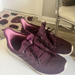 Maroon Adidas Cloudfoam Sneakers Size 8