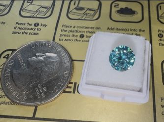 Fancy Vivid  1 Carat Blue  Lab Grown Diamond 
