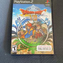 Dragon Quest V111 PlayStation 2 