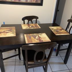 Table & 4 Chairs