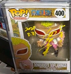 Funko Pop One Piece Donquixote Doflamingo #400 Signed