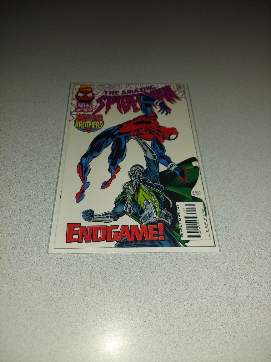1996 THE AMAZING SPIDER-MAN #412 COMIC BAGGED AND BOARDED