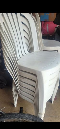 Plastic chairs
