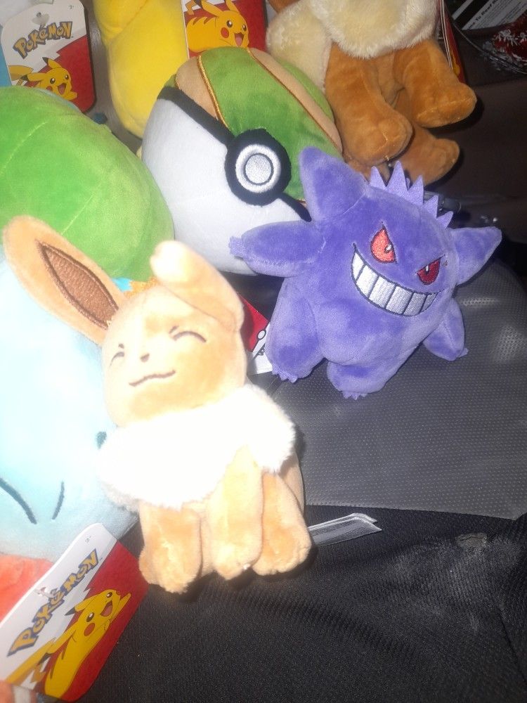 Pokémon Stuffed Animals $10 Each