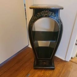 Oriental Mid Century Accent Table