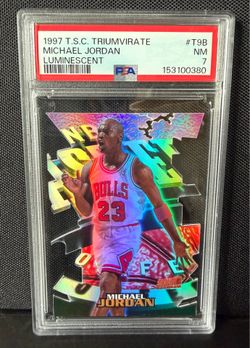 1997 Stadium Club Triumvirate Michael Jordan Luminescent