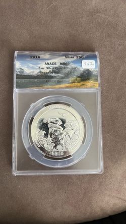 Silver coin 5 oz