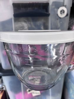 The Pampered Chef Glass Blender Jar 8 Cup 2 Qt