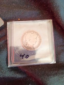 1915 s silver barber quarter