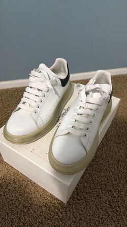 Alexander McQueen Sneaker, White/Black, Size 11