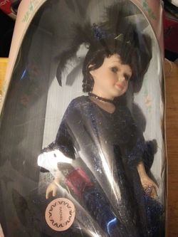 Vintage porcelain doll rachel kingstate