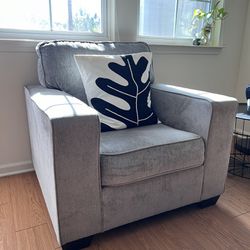 Ashley’s Furniture Couch Chair Grey