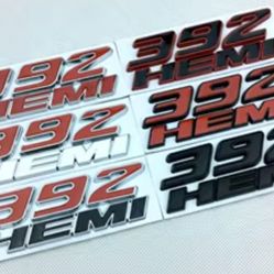 345 Hemi 392 Hemi Badge Emblem Adhesive Back 35 Each SHIPPING AVAILABLE