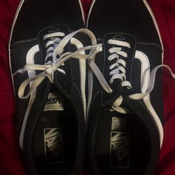 Vans 12 Men Black On Black Lo Tops