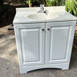 30 Inch Vanity With Top And Faucet $50 Or Offer