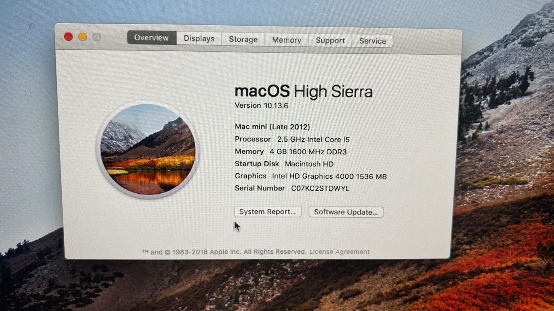 Mac Mini 2012