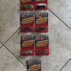 1999 Racing Champions Street Wheels Dynamite Hot Rod Lot Of 7 1:64 Diecast