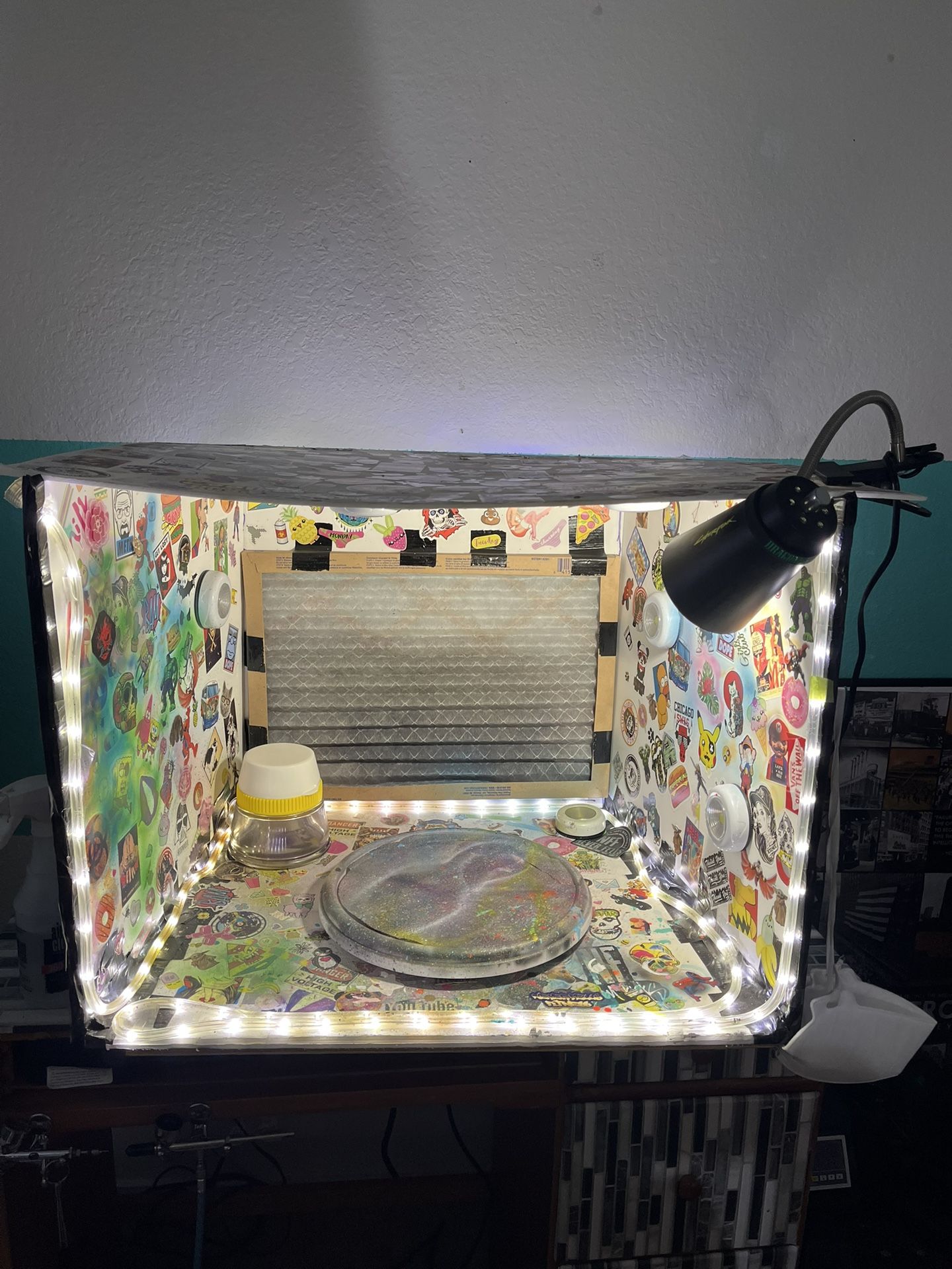 DIY Made Airbrush Booth