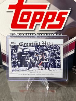 2025 Topps Greatest Hits Caleb Williams Football Card
