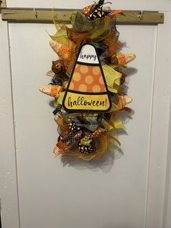 Halloween Candy Corn Swag 