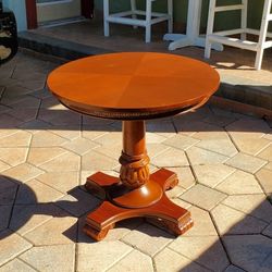 Circular Wooden Table