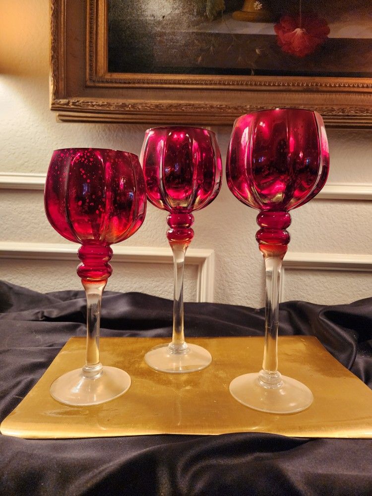 Large Candle Holders Centerpiece