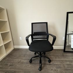 Office Chair And Desk (sold As Set)