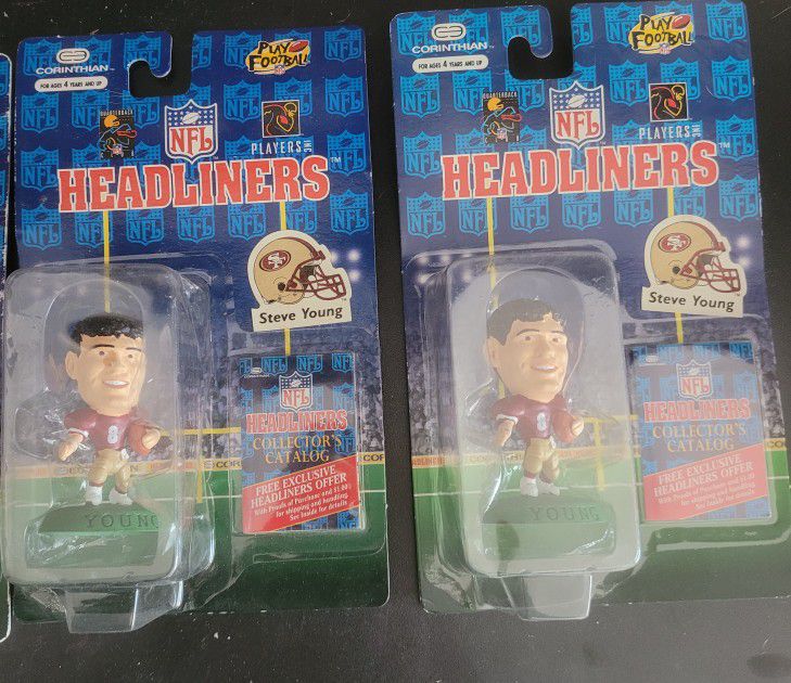 Lot Of NFL Headliners Collectibles 