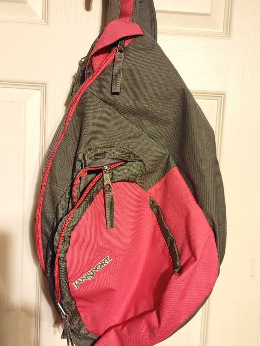 Jansport Sling Backpack (Pink/Gray) $25 OBO