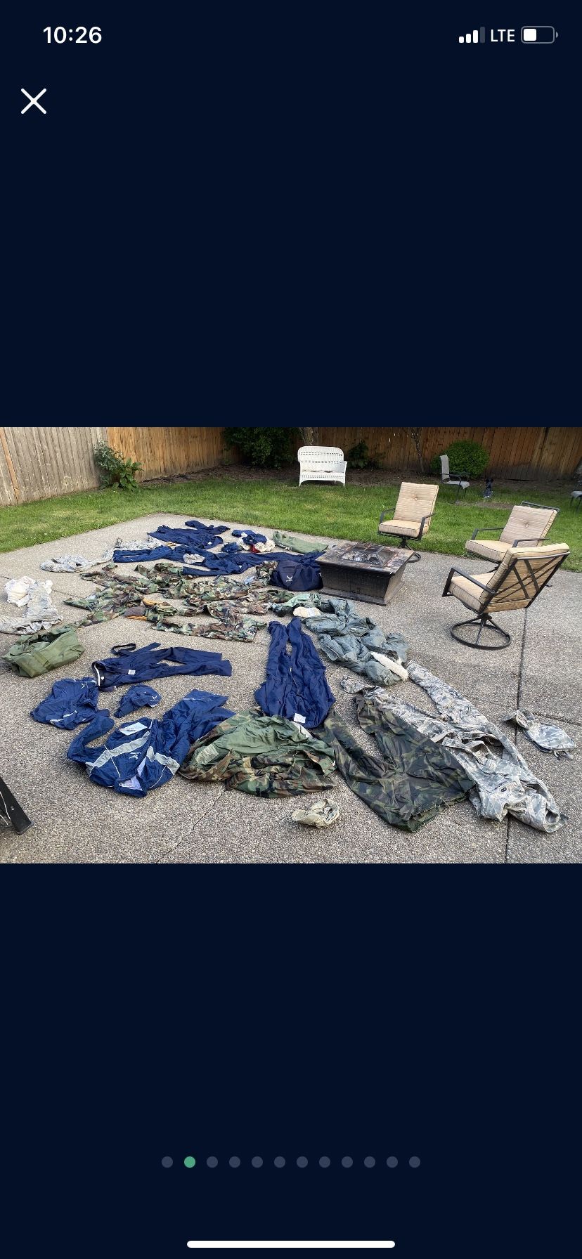 Military Clothing / Belleville boots ( not in pics ) / Gear / Bags / Parka / Lot / Air Force / Army / Navy / Marine  the cold weather parka, pants wit