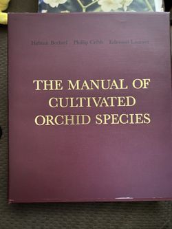 The Manual Of Cultivated Orchid Species Book