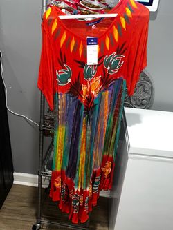 NooRiya Tie-Dye Maxi Dress One Size