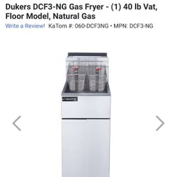 Brand New 40 Lb Gas Fryer 