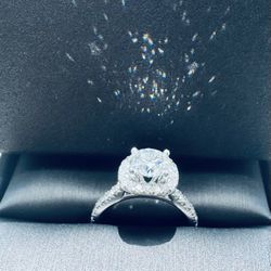 Bridal Ring   New Rhodium. 