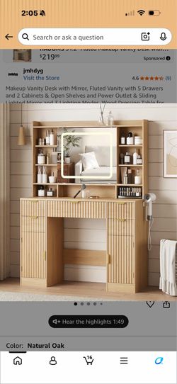 Make up vanity