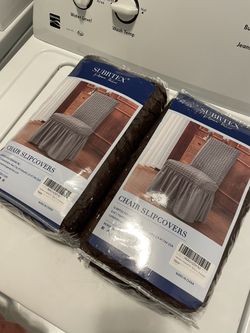 New Chair Covers Brown