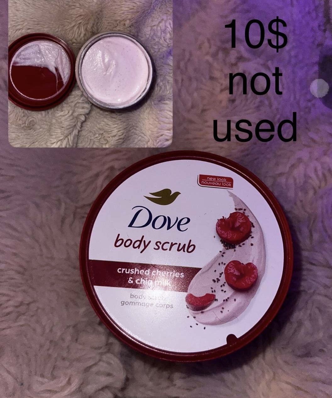 cherry body scrub not used