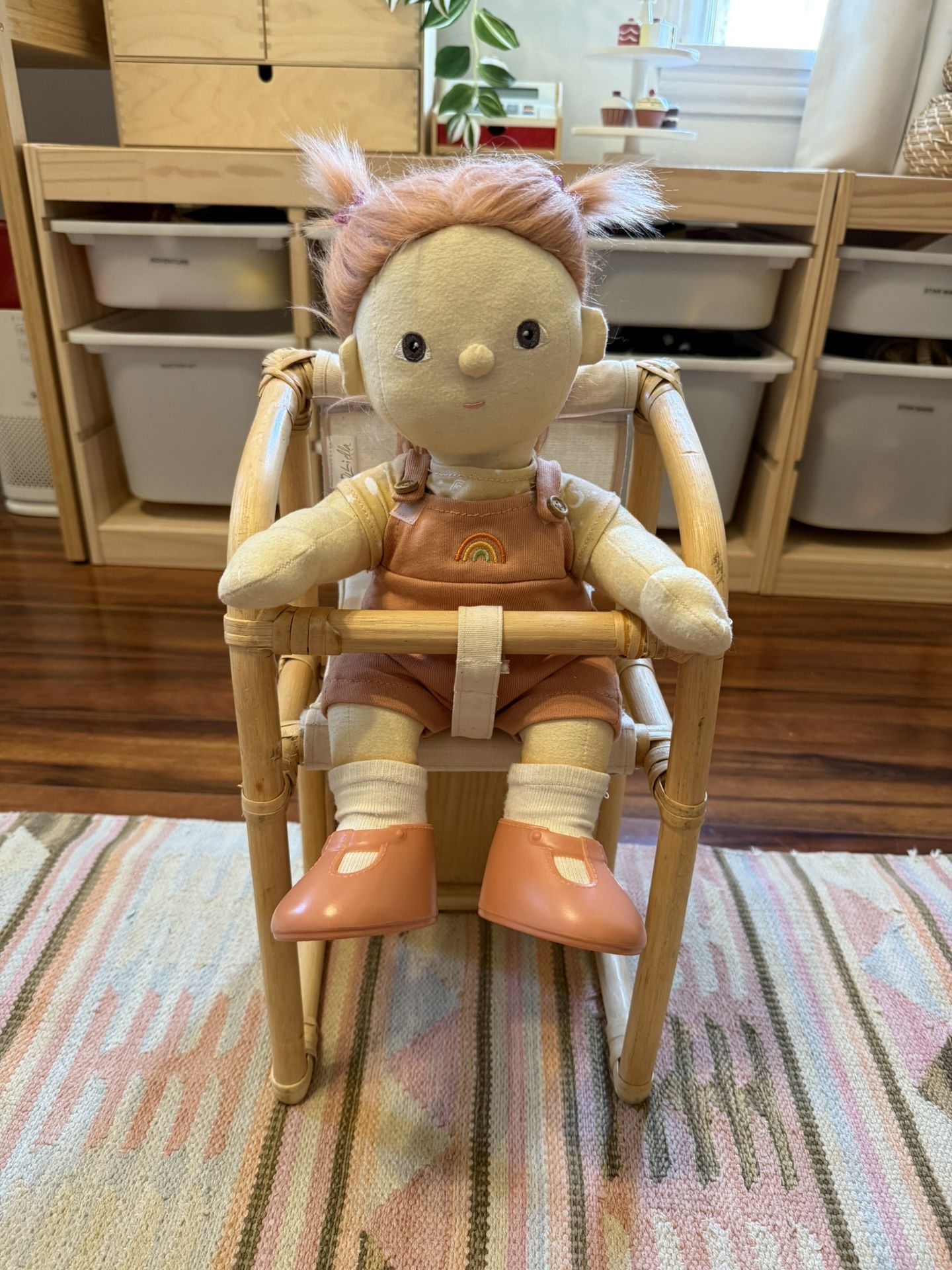 Olli Ella Rattan Dinkum Doll High Chair