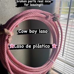 Laso Cow Boy Rope , Riata De Plástico 