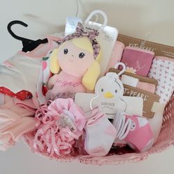 Baby Shower Gift Ready Girl Pink Theme Bundle