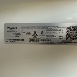 36 Inch Stainless Steel Whirlpool Refrigerator With Icemaker