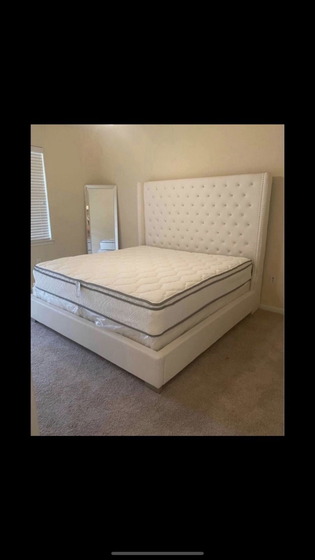 New Queen + Mattress Set