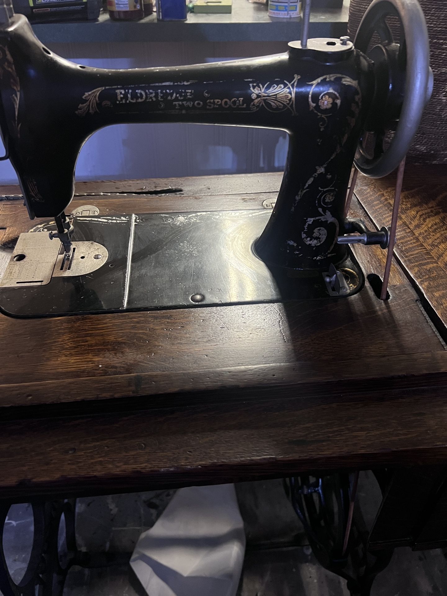 Antique Eldredge Sewing Machine